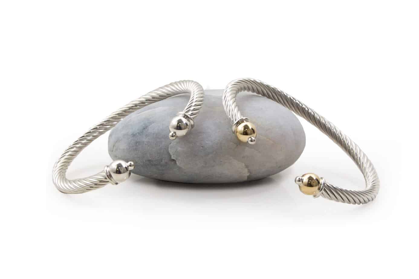 Cape Cod Heavy Twist Cuff Bracelet - Sterling Silver - D. Cole Jewelers