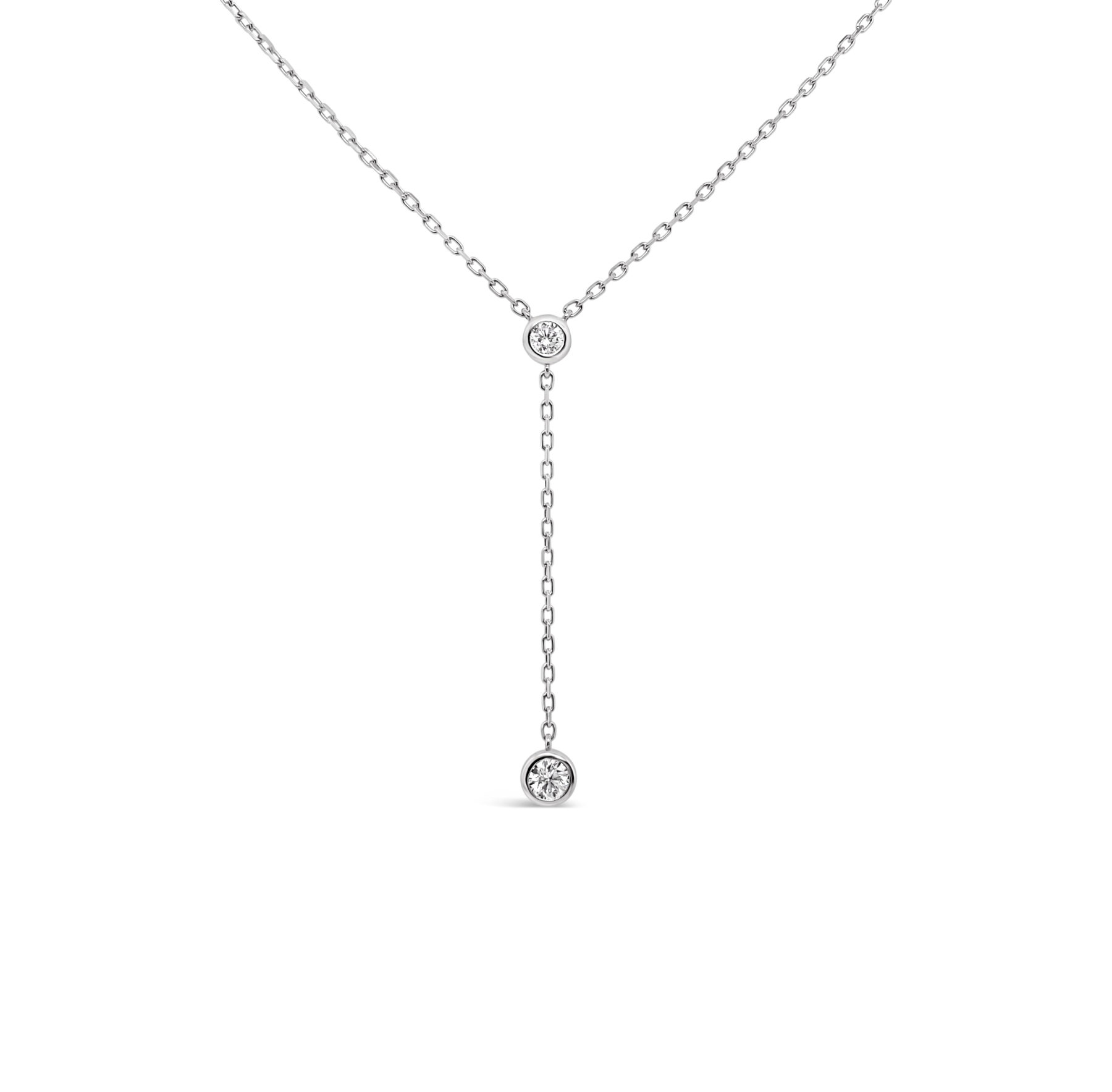 Diamond Y Necklace